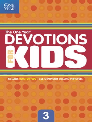 cover image of The One Year Devotions for Kids #3